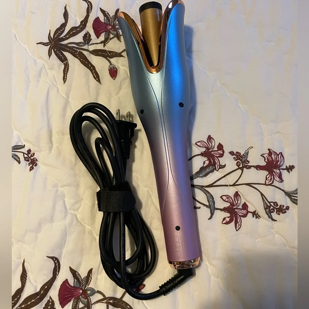 Automatic Hair Curler - Pink and Blue - Picture 3 of 4